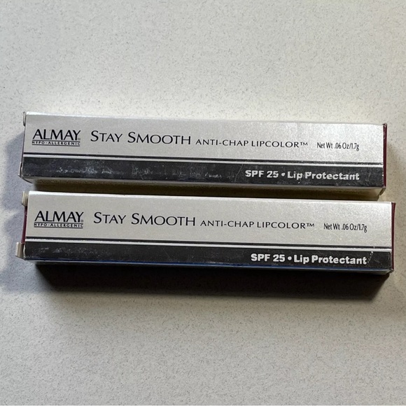 2x ALMAY Stay Smooth Anti-Chap Lipcolor with SPF 25 - Lip Protectant #17 DREAMY - Picture 2 of 7